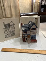 Dept 56: Jones & Company Brush And Basket Shop - Original Shops Of Dicken's Village Small Chip As Pictured