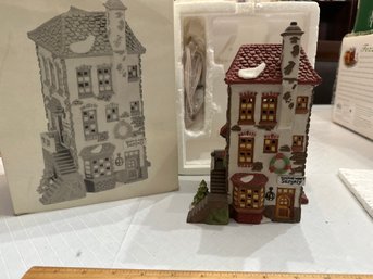 Department 56 House C. H. Watt Physician Dicken's Heritage Village Excellent