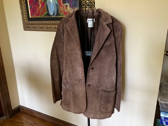 Bagatelle Womens Leather Jacket Brown Size 14 Suede Brown Coat