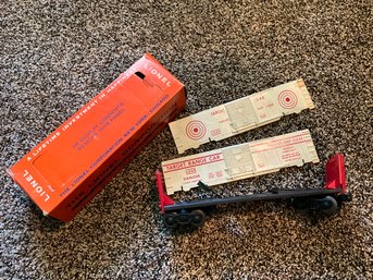 Lionel Target Rane Car Trains Number 6448 With A Box