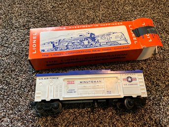 Lionel Trains Postwar 3665 Minuteman Operating Boxcar In Box