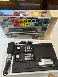 ColecoVision Console In Box With Controllers Complete Styrofoam. Untested.