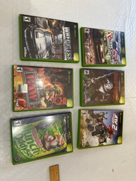 Lot Of Six Xbox Games Complete With Cases And Manuals