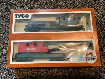 Tyco Ho Scale Operating Crane Car, Boom Tender Original Box