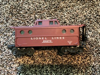 Lionel 64273 Vintage Lionel Lines Lighted Porthole Caboose