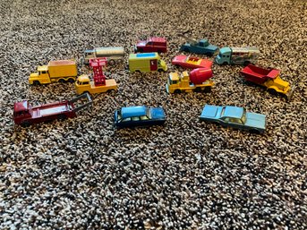 Lot Of 13 Vintage Husky Diecast Cars And Trucks