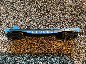 Vintage Lionel Trains Flat Car Train - Blue 3830