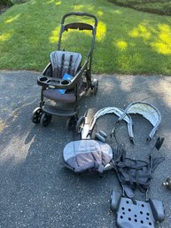 Greco Ready To Grow One Hand Close Double Stroller Great Condition