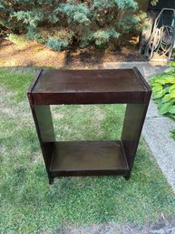 30 X 22 X 12 Painted Wooden Stand Shelf