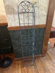 51x9x5 Inch Decorative Metal CD/DVD Tower Rack Or Plant Stand