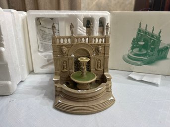 DEPT 56 - Village - CAMDEN PARK FOUNTAIN - Includes Water Pump Excellent