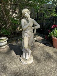 43 Inch Heavy Duty Plastic Garden Statue Romantic Dancer