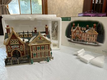 Department 56 Dickens' Village-Rockingham School Excellent