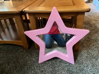 Cute Pink 24 Inch Star Mirror Great For Girls Room Or Nursery Or Just A Fun Wall Art Mirror Fun Decor