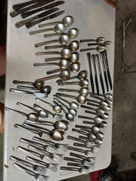 Lot Of Silver Plated Flatware, Exactly As Pictured