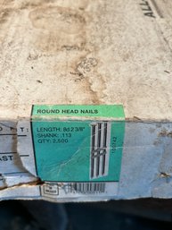 Box With Round Head Nails Length 8d 2 3/8 Shank 113 Made To Fit Hitachi NR83A Stanley All-Specs