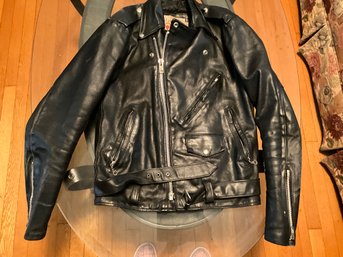 Vintage Motorcycle Jacket The Leather Shop Sears Size 36 Regular