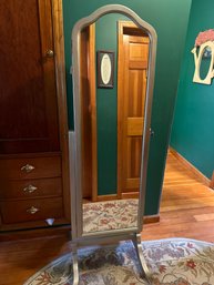 Vintage Pier 1 Hayworth Floor Mirror Jewelry Armoire Accessories Organizer 22x66x17 Inches