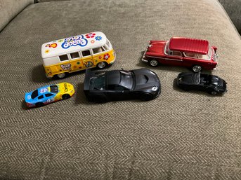 Lot Of 5 Assorted Model Cars Assorted Brands Collectors Cars