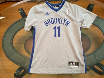 Brooklyn Nets Lopez #11 Grey Adidas NBA Shirt Size Medium