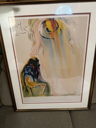 Framed And Matted Salvador Dali Marquis De Sade Alls Well That Ends Well Signed And Numbered With Letter