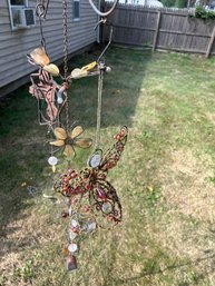 Three Different Hanging Ornaments Great For The Yard Or Garden