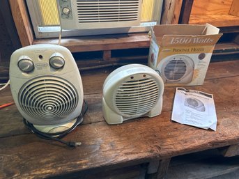 Lakewood 1500 Watt Personal Heater Model PH-10 And Delonghi Safe Heat Heater Both Work Great