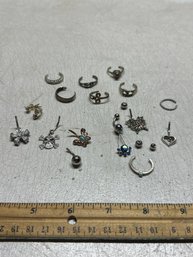 Estate Sale, Jewelry Lot Of Ladies Fashion Toe Rings And Bellybutton Rings See All Photos