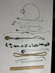 Estate Sale, Jewelry Lot Of Ladies Fashion Necklaces See All Photos