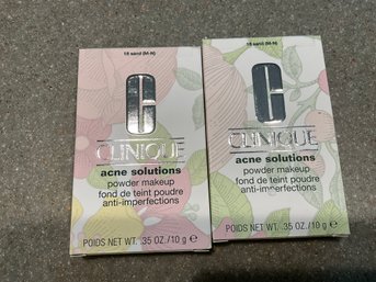 2 X New Clinique Acne Solutions Powder Make Up Color - Sand