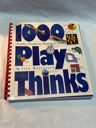 1000 Play Thinks  Puzzles, Paradoxes, Llusions & Games Excellent