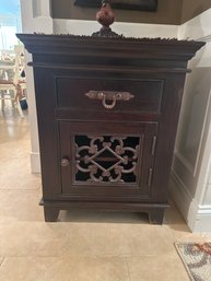 Solid Rosewood Rustic Side Table Cabinet Made In India 24x30x16 Inch