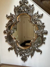 34x45x1.5 In Vintage Foutunoff Ornately Framed Mirror