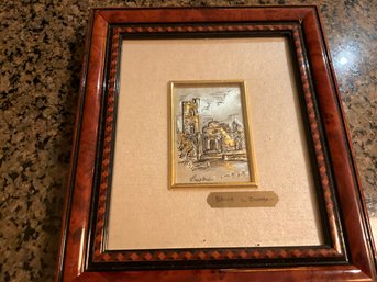 Vintage Italy Miniature Original Work Of Art 925 Sterling Silver Erice Il Duoyo