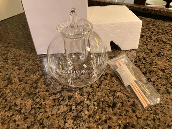 Young Living Essential Oils Art Glass Diffuser, New In Box