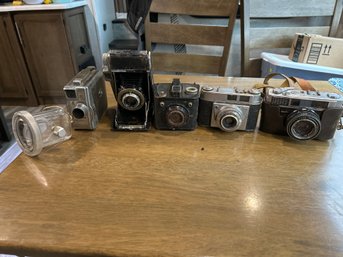 Lot Of Old Vintage Cameras Great For A Collector To Display Clean Up Or Use For Parts Cool Stuffr LG