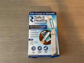 Safe Healthy Disinfecting UV Light New In Box