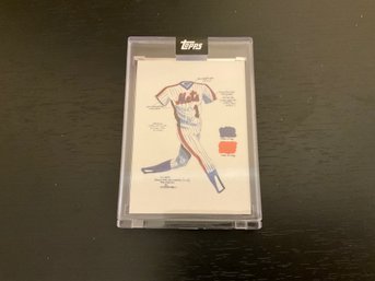 Topps 2021 New York Mets Card #Jp-1 The Uniform By Joe Petruccio