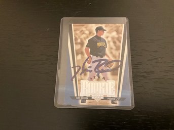 Kris Benson Signed 1999 Upper Deck Pittsburgh Pirates Star Rookie  Card