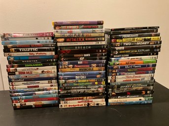 Huge Lot Of 66 DVDs - Great Lot See Photos For Titles