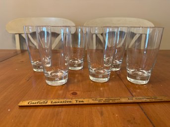 Set Of 6 Bormioli Rocco Luna Cooler Glasses Excellent