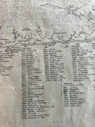 Map Of Ship Wrecks Along The Suffolk County Shoreline Great For Framing  Nice Piece Of Long Island History