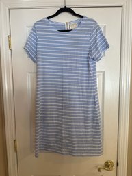 Sail To Sable Nautical Back Zip T-Shirt Dress Size Large New With Tags