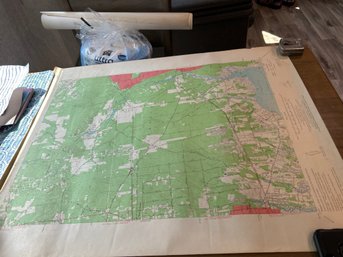 Bellport Quadrangle Topographic Map 1956