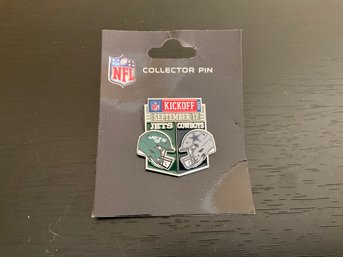 NFL Collector Pin New York Jets Dallas Cowboys September 17, 2023 Kickoff