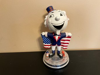 MLB Mascot New York Mets Mr Mets July 4th Bobble Head Bobblehead Limited Edition, Legends Of The Diamond