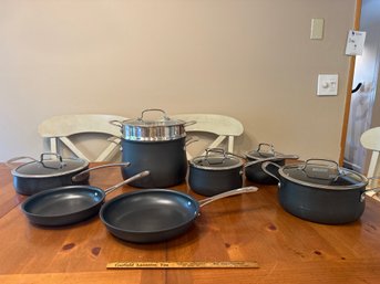 Cuisinart Contour 13-Piece Hard Anodized Cookware Set Complete