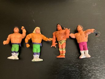 4 WWF WWE  Titan Sports Hasbro Wrestling Figures