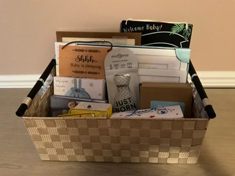 Adorable Baby Shower Gift Basket, Baby Keepsakes See Photos