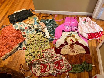 Cute  Lot Of Assorted Cooking Aprons